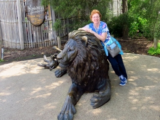 Me with the bronze lion.