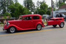 The majority of the parade was taken up by the Elk Country Cruisers classic car club. I am only putting in one photo. :)